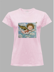 Футболка жіноча з принтом «Рятівник» Євгенії Гапчинської, 2512019