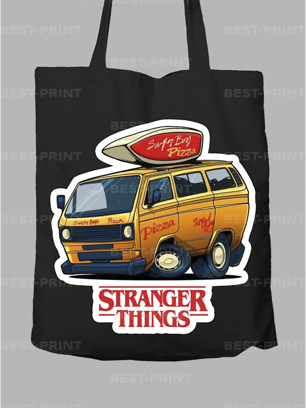 Екосумка Дуже дивні справи - Stranger things Surfer Boy Pizza, 26010004