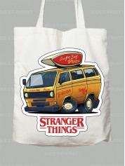 Екосумка Дуже дивні справи - Stranger things Surfer Boy Pizza, 26010004