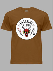 Футболка Дуже дивні справи Клуб пекельного полум'я - Stranger things Hellfire Club, 26010005