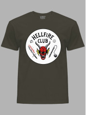 Футболка Дуже дивні справи Клуб пекельного полум'я - Stranger things Hellfire Club, 26010005