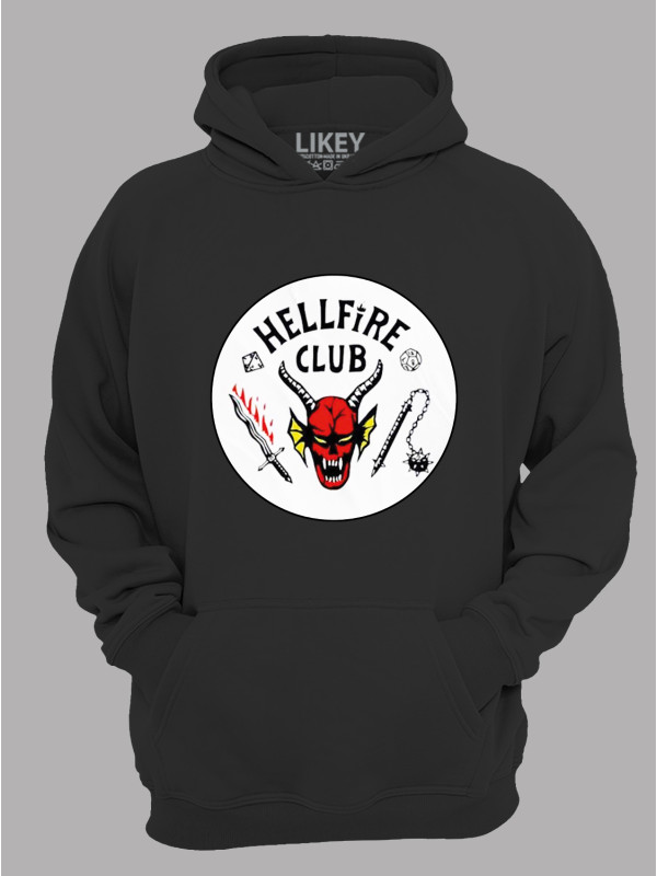 Худі Дуже дивні справи Клуб пекельного полум'я - Stranger things, 26010005