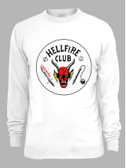 Світшот Дуже дивні справи Клуб пекельного полум'я - Stranger things Hellfire Club, 26010005