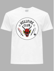 Футболка Дуже дивні справи Клуб пекельного полум'я - Stranger things Hellfire Club, 26010005