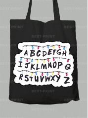 Екосумка Дуже дивні справи Алфавіт - Stranger things Alphabet, 26010006