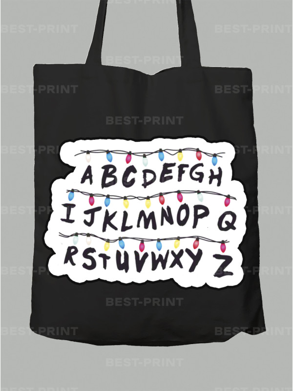 Екосумка Дуже дивні справи Алфавіт - Stranger things Alphabet, 26010006