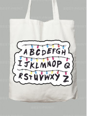 Екосумка Дуже дивні справи Алфавіт - Stranger things Alphabet, 26010006