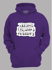 Худі Дуже дивні справи Алфавіт - Stranger things Alphabet, 26010006