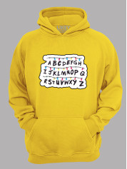 Худі Дуже дивні справи Алфавіт - Stranger things Alphabet, 26010006