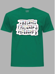Футболка Дуже дивні справи Алфавіт - Stranger things Alphabet, 26010006
