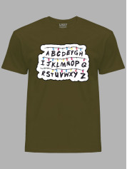 Футболка Дуже дивні справи Алфавіт - Stranger things Alphabet, 26010006