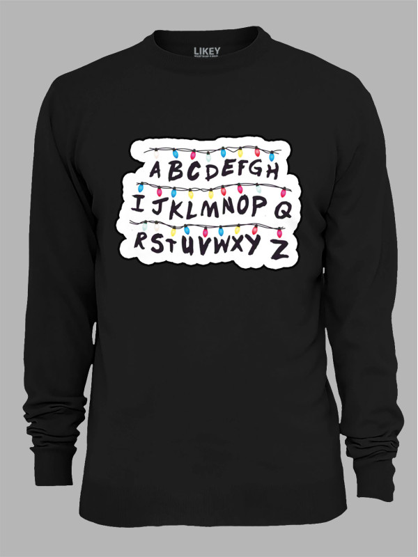 Світшот Дуже дивні справи Алфавіт - Stranger things Alphabet, 26010006