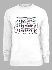 Світшот Дуже дивні справи Алфавіт - Stranger things Alphabet, 26010006