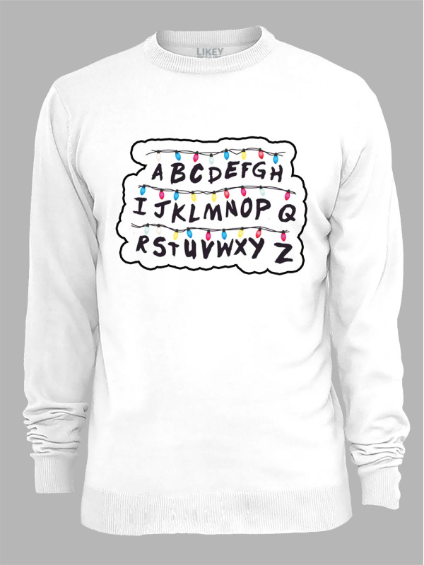 Світшот Дуже дивні справи Алфавіт - Stranger things Alphabet, 26010006