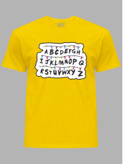 Футболка Дуже дивні справи Алфавіт - Stranger things Alphabet, 26010006