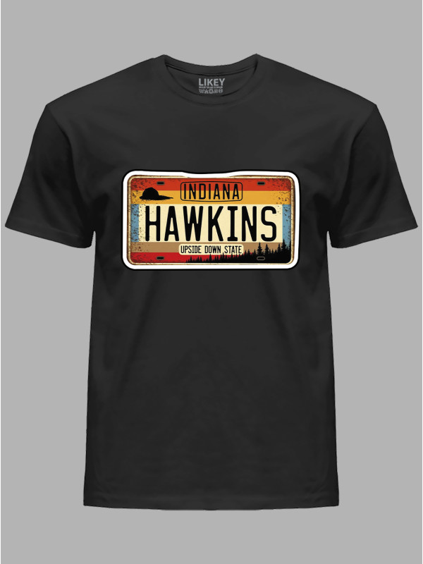 Футболка номерний знак Hawkins Indiana, 26010011