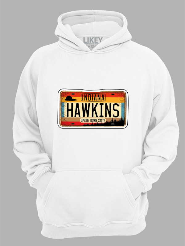 Худи номерной знак Hawkins Indiana, 26010011