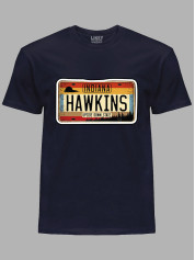 Футболка номерний знак Hawkins Indiana, 26010011
