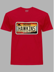 Футболка номерний знак Hawkins Indiana, 26010011