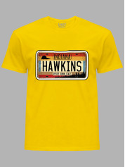 Футболка номерний знак Hawkins Indiana, 26010011