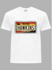 Футболка номерний знак Hawkins Indiana, 26010011