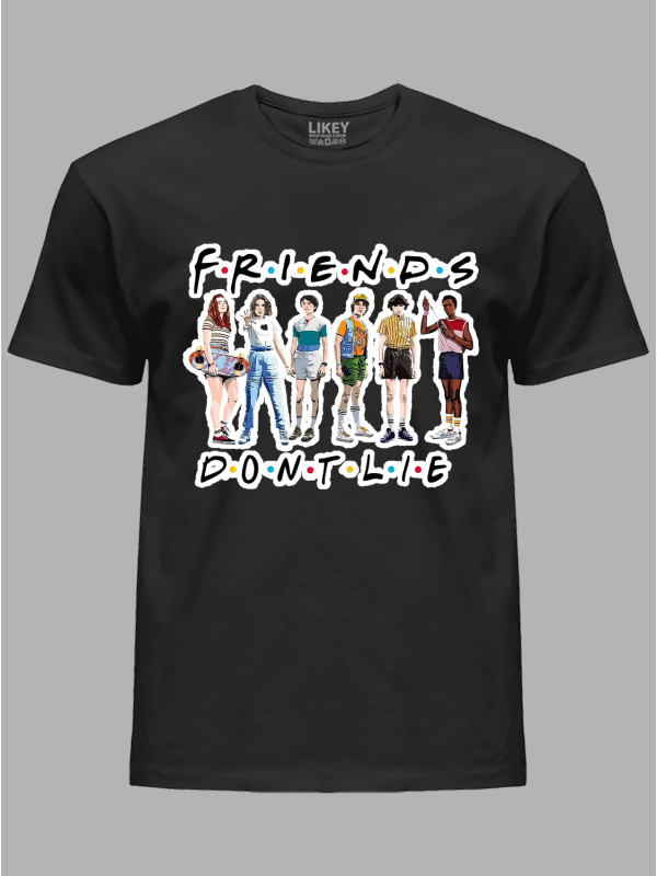 Футболка Д.Р.У.З.І Дуже дивні справи - F.R.I.E.N.D.S Stranger Things, 26010017