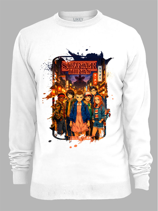 Світшот Дуже дивні справи Місто - Stranger Things City, 26010021