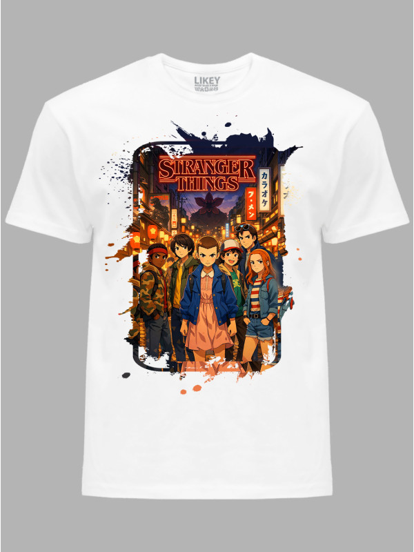 Футболка Дуже дивні справи Місто - Stranger Things City, 26010021