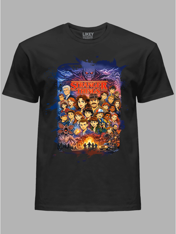 Футболка Дуже дивні справи Усі - Stranger Things All, 26010022