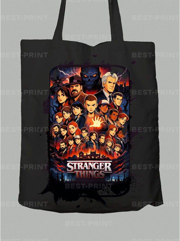 Екосумка Дуже дивні справи Усі герої - Stranger Things All heroes, 26010023