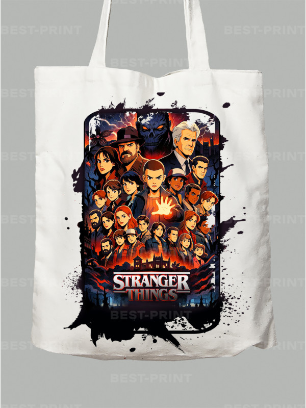 Екосумка Дуже дивні справи Усі герої - Stranger Things All heroes, 26010023