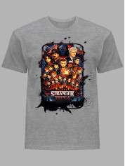 Футболка Дуже дивні справи Усі герої - Stranger Things All heroes, 26010023