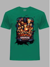 Футболка Дуже дивні справи Усі герої - Stranger Things All heroes, 26010023
