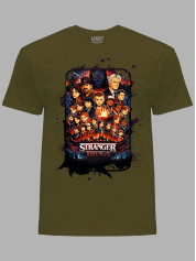 Футболка Дуже дивні справи Усі герої - Stranger Things All heroes, 26010023