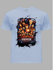 Футболка Дуже дивні справи Усі герої - Stranger Things All heroes, 26010023