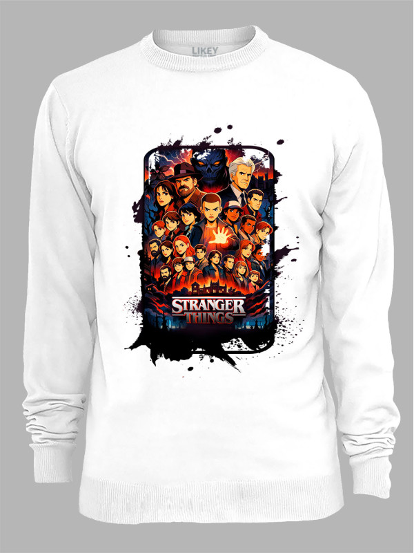 Світшот Дуже дивні справи Усі герої - Stranger Things All heroes, 26010023