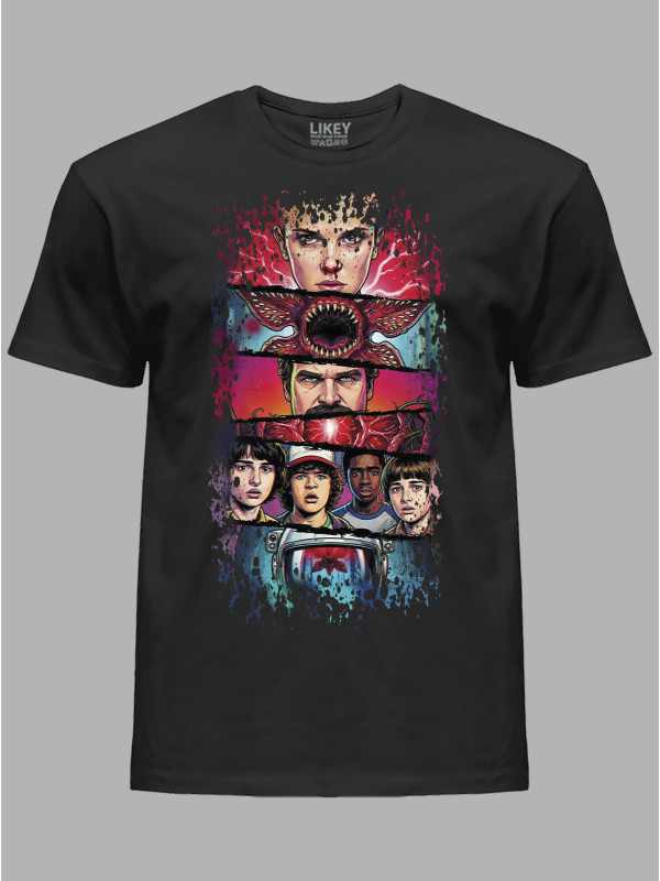 Футболка Дуже дивні справи Сцени - Stranger Things Scenes, 26010025