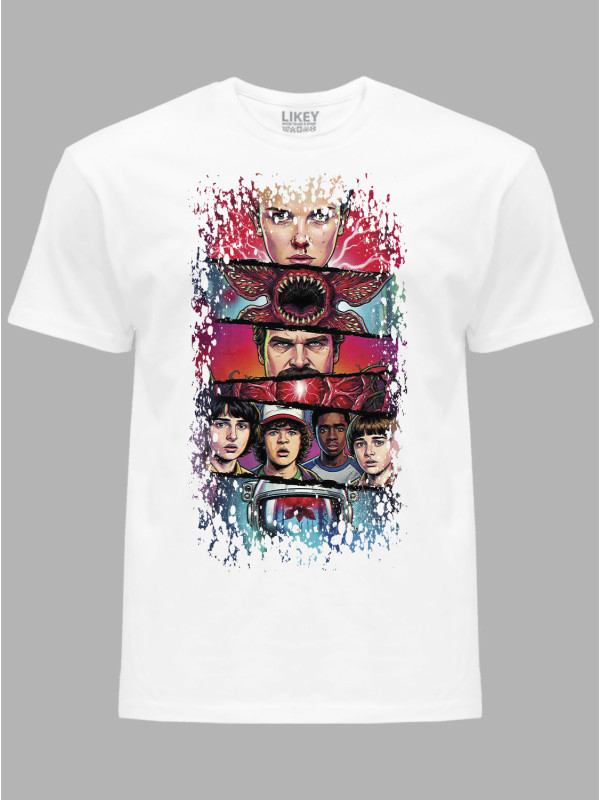 Футболка Дуже дивні справи Сцени - Stranger Things Scenes, 26010025