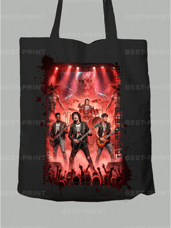 Екосумка Рок концерт Дуже дивні справи - Rock concert Stranger Things, 26010027