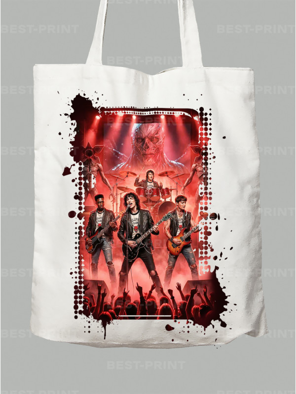 Екосумка Рок концерт Дуже дивні справи - Rock concert Stranger Things, 26010027