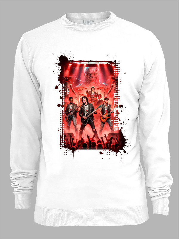 Світшот Рок концерт Дуже дивні справи - Rock concert Stranger Things, 26010027