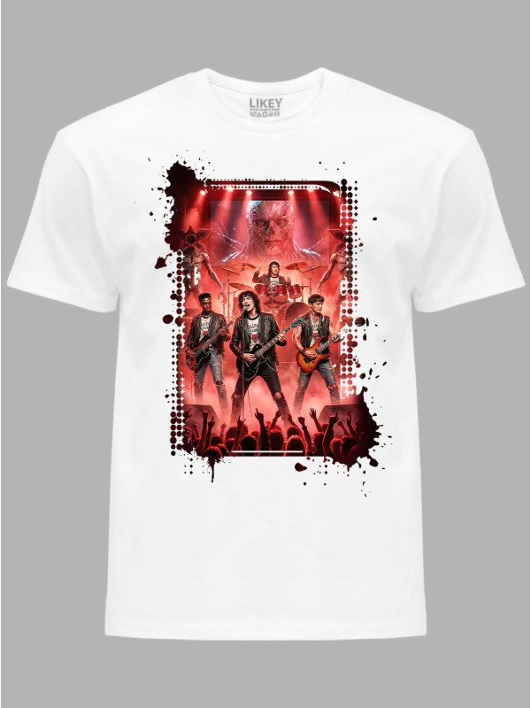 Футболка Рок концерт Дуже дивні справи - Rock concert Stranger Things, 26010027