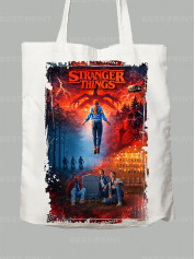 Екосумка Дуже дивні справи колаж - Stranger things collage, 26010035