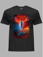 Футболка Дуже дивні справи колаж - Stranger things collage, 26010035