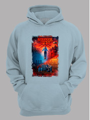 Худі Дуже дивні справи колаж - Stranger things collage, 26010035