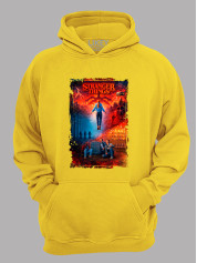 Худі Дуже дивні справи колаж - Stranger things collage, 26010035