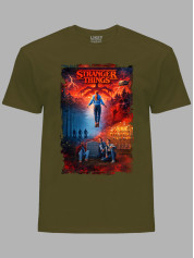 Футболка Дуже дивні справи колаж - Stranger things collage, 26010035
