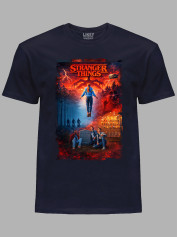Футболка Дуже дивні справи колаж - Stranger things collage, 26010035