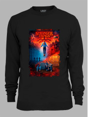 Світшот Дуже дивні справи колаж - Stranger things collage, 26010035