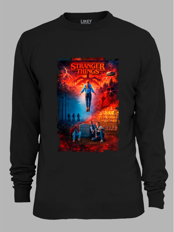 Світшот Дуже дивні справи колаж - Stranger things collage, 26010035